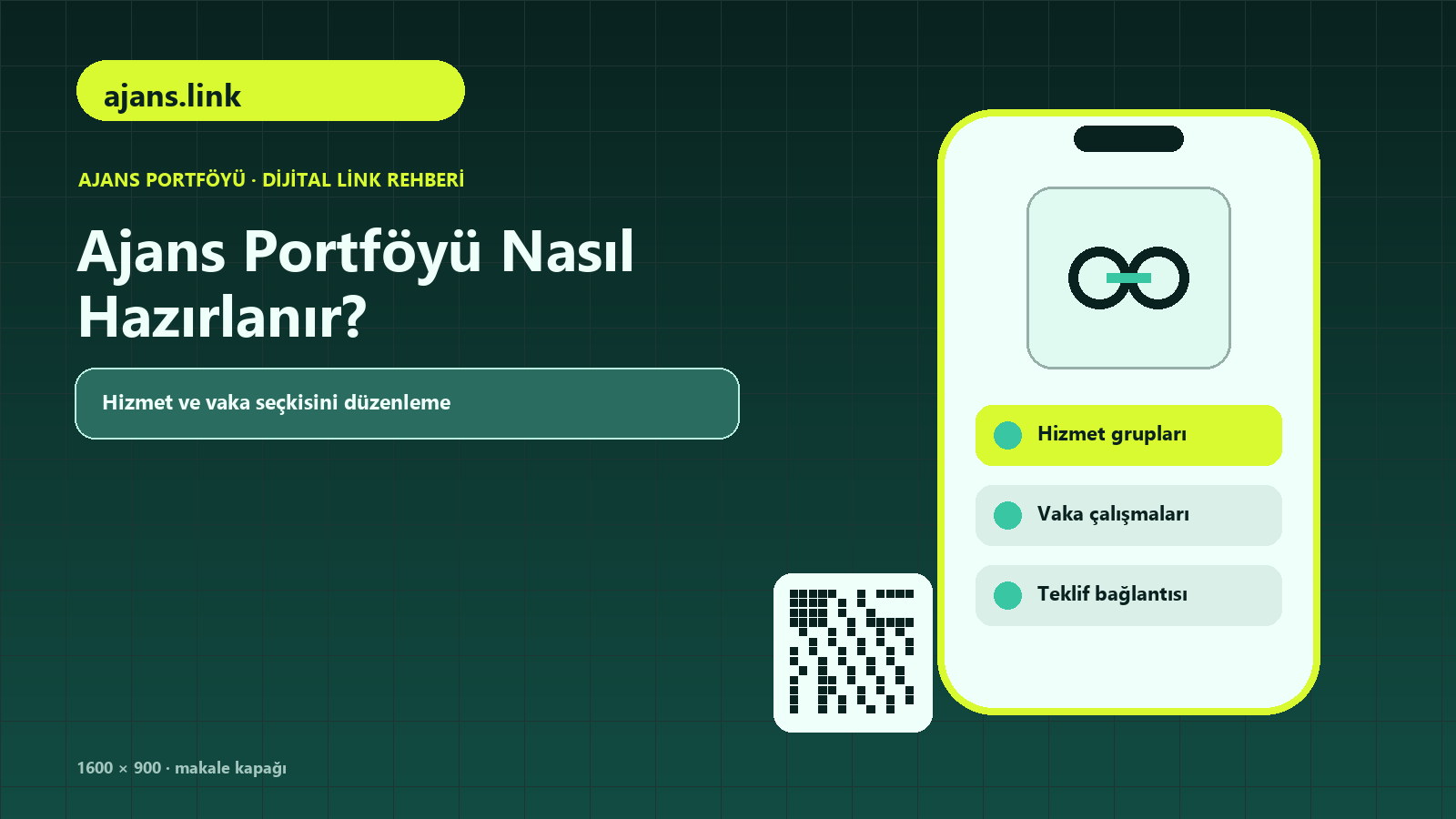 Ajans portföyü hazırlama adımlarını ve vaka çalışması düzenini gösteren rehber kapağı